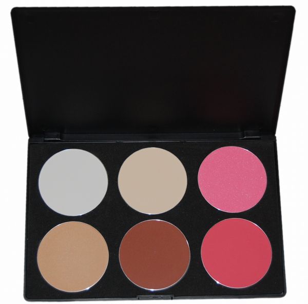 Paleta 6 cores Contorno/Blush #1